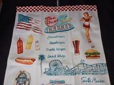 Kitchen Chic Los Angeles Hollywood Dish Tea Towel Kitchen 17'' x 26''