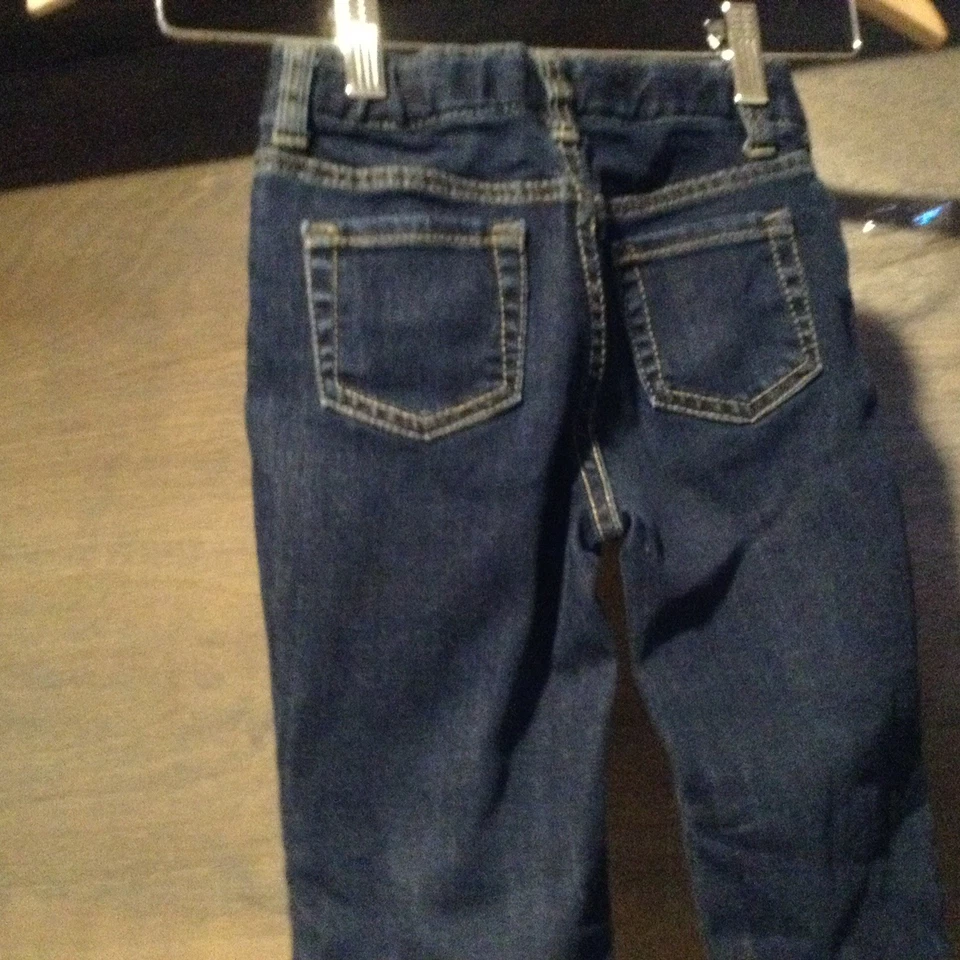 Pantalones de mezclilla informales Cherokee para niñas jóvenes talla 6 azul lavado oscuro DELICADOS ALGODÓN POLI SPAND Foto 4 de 4