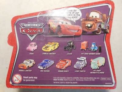 NEW Disney Pixar Cars Nitroade Die-Cast Toy Race Car SHORT CARD