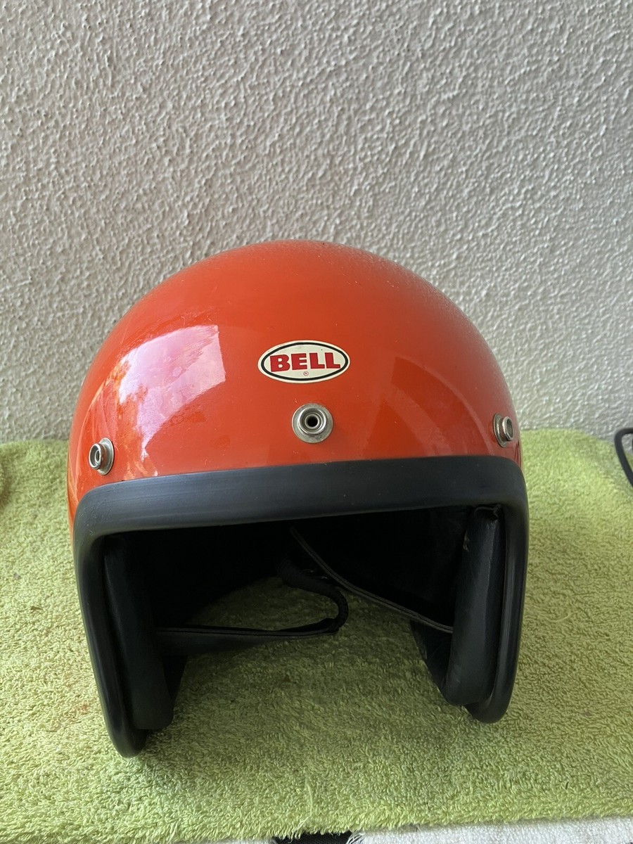 トップス vintage made in USA BELL HELMETS et2 Vintage Early 1968? Bell - Toptex Motorcycle Helmet 7 1/2 | eBay