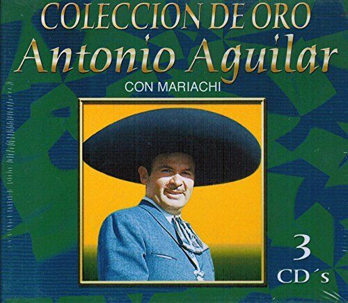 Antonio Aguilar Con Mariachi Coleccion de Oro 3CD New Sealed Nuevo - Picture 1 of 1