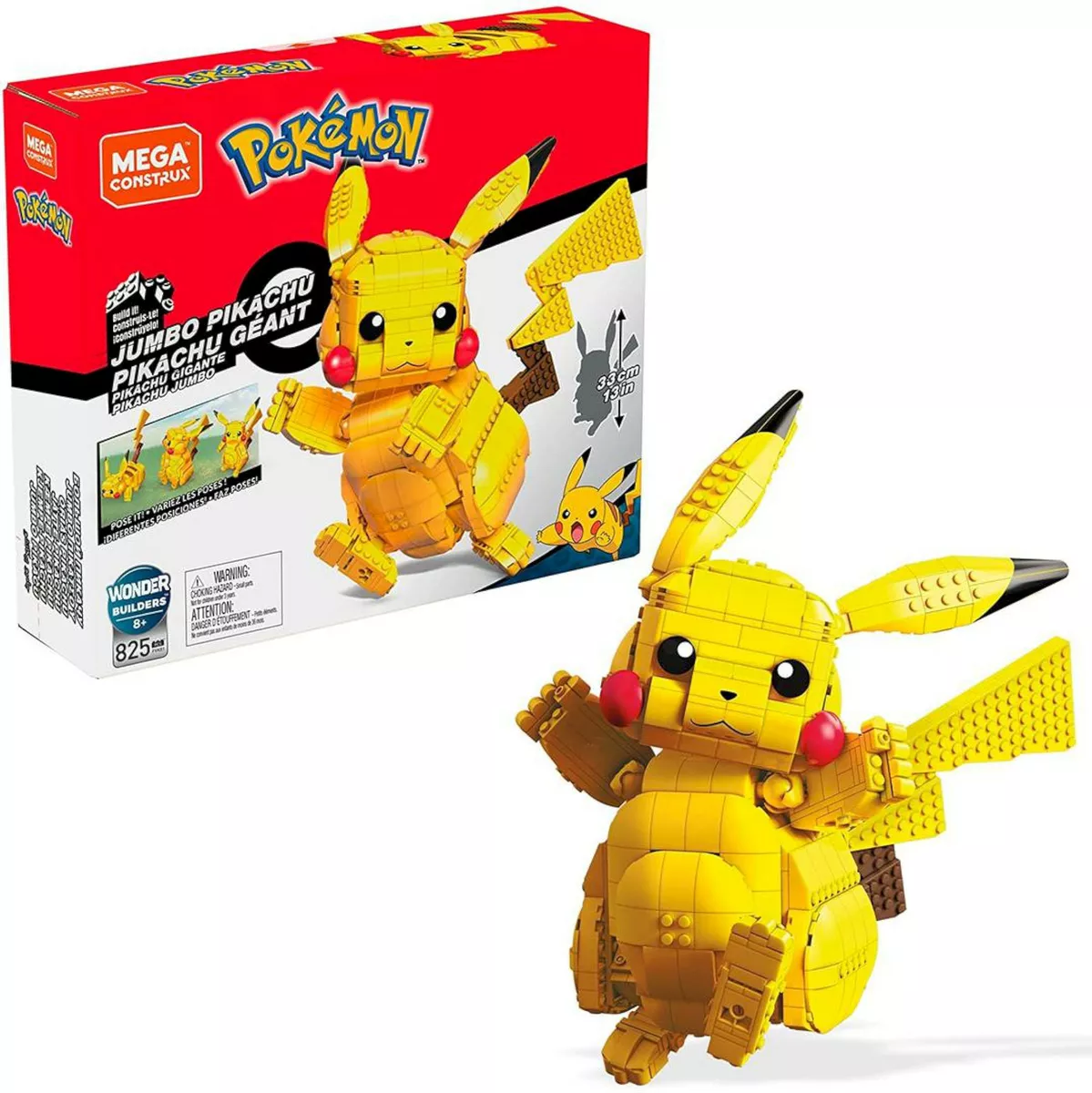 MEGA Pokémon Motion Pikachu Building Set - Zinc Mecha