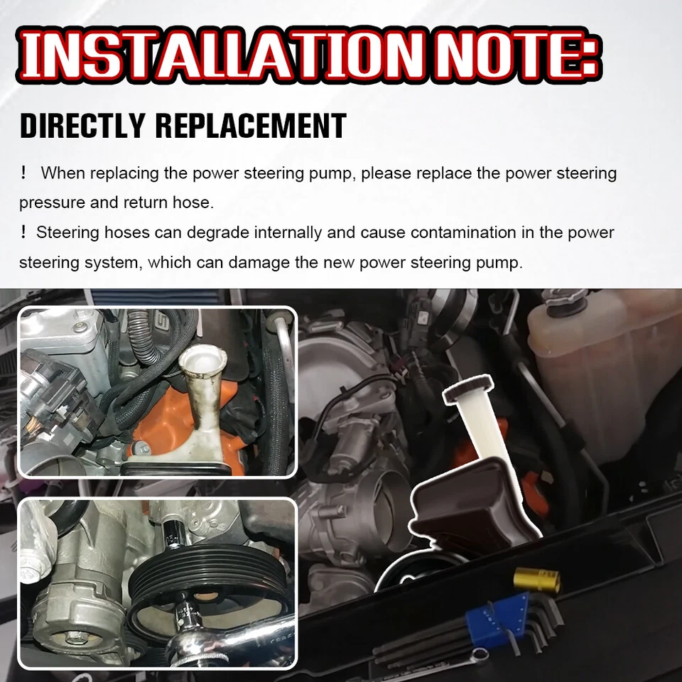 Bomba de dirección asistida para Dodge Charger SRT Hellcat 6,2 L 15-19 y SRT8 6,4 L 2012 14 Foto 4 de 4