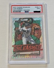 PSA 9 Luis Robert Unleashed Vector #UNL13 2021 Panini Donruss