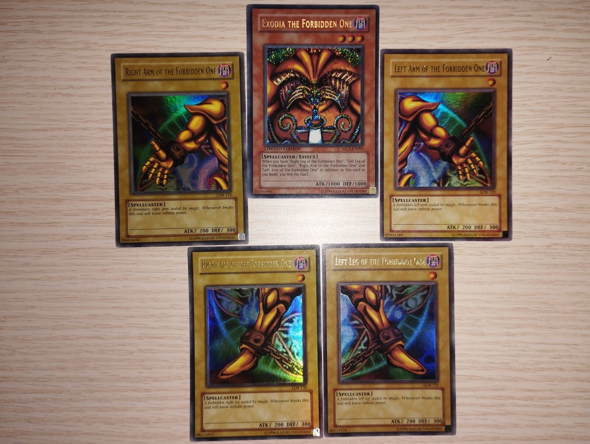 Yu-Gi-Oh! EXODIA COMPLETE SET MC1 + LOB (5 cards) | eBay