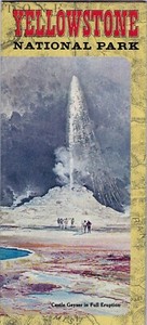 1967 Yellowstone National Park Travel Brochure gdc6