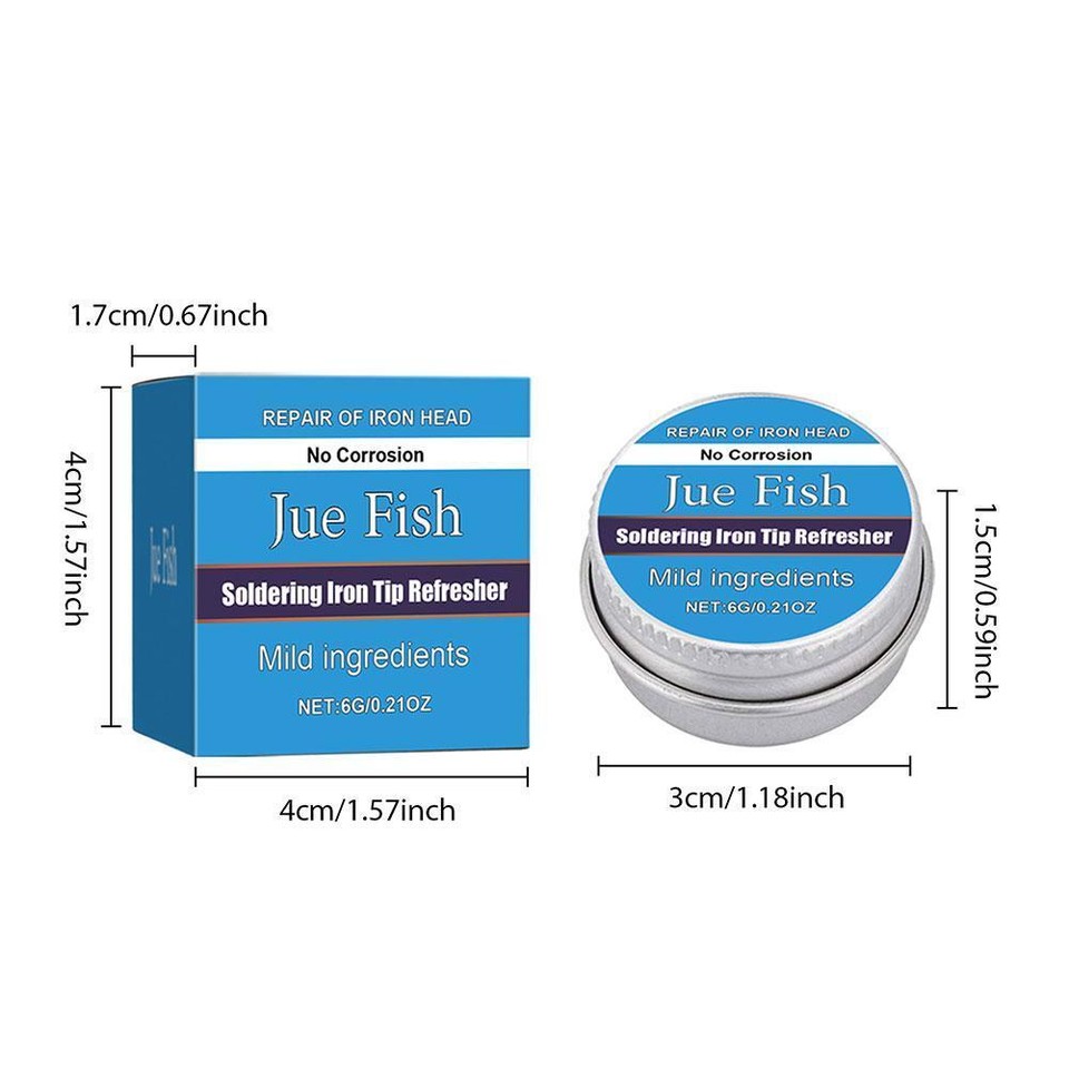 Soldering Iron Tip Tinner Activator Tip Cleaner Remover Lead Free 6g