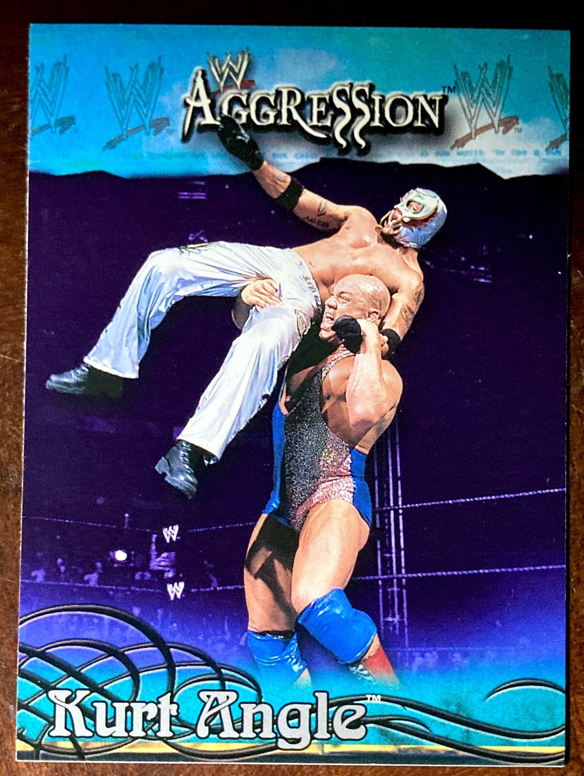 Kurt Angle 2003 Fleer Ruthless Aggression Card #61, Rare