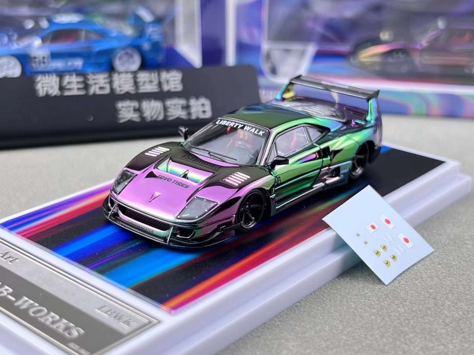 Top Art 164 Ferrari LBWK F40 Alloy Car Model (In Stock) eBay