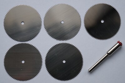5x/ 10x Mini Kreissägeblatt 32mm + 1x/ 2x Stift Proxxon Dremel Trennscheibe Holz