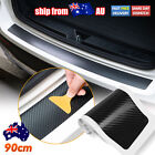 <!--F#f_0-->Car Rear Boot Bumper Sill Protector Plate Trim Strip 4D Carbon Fiber Cover Guard<!--F/-->