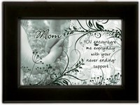 Mom Matte Black Music Box / Jewelry Box Plays You Light Up My Life, New, Free Sh on sale Mom Matte Black Music Box / Jewelry Box Plays You Light Up My Life, New, Free Sh on sale