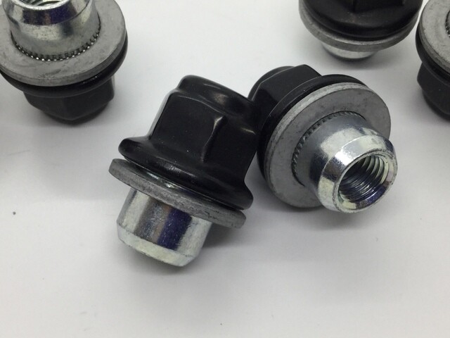 Genuine Toyota Black Lug Nuts Set (24 pack) PT076-60200-02 (4