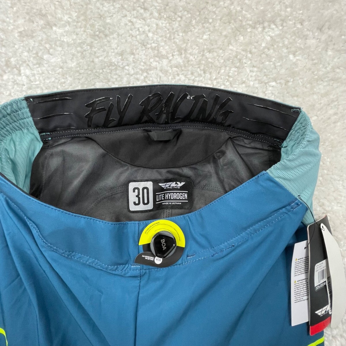 Fly Racing Pant Men 30 Blue Lite Hydrogen Dirtbike Riding Gear MX