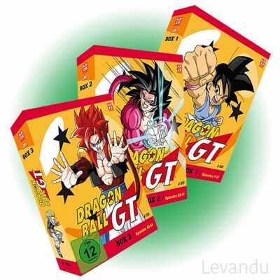DVD DRAGONBALL GT - BOX 1-3 (Episoden 1-64 der Anime-Serie) - 12 DVD s - NEU+OVP