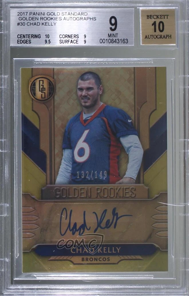 Chad Kelly Panini Gold Standard Golden Rookies Autograph #GRCK Base