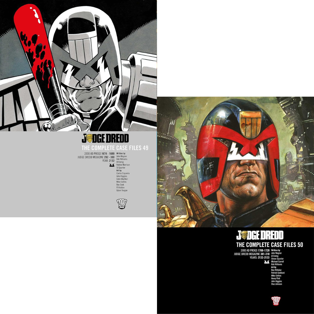 Judge Dredd: The Complete Case Files 2 Book Set: Volumes 49 & 50