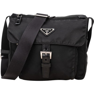 Prada Nylon Triangle Messenger Crossbody Bag Tasche