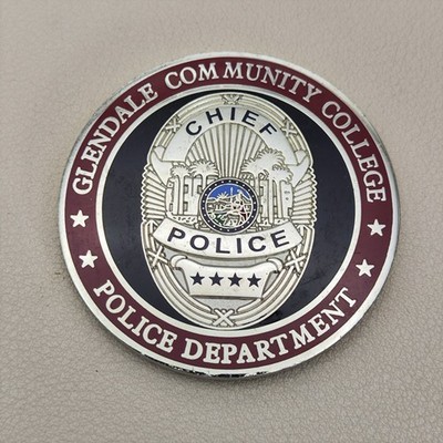 Glendale Community College Police Department Chief Police Challenge Coin