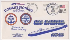 Submarine USS NORFOLK SSN-714 COMMISSIONING Everett Naval Cover C5616D