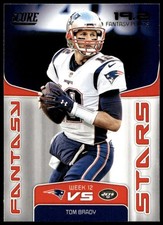 2019 SCORE TOM BRADY FS-20 MINT FANTASY STARS FOOTBALL NEW ENGLAND PATRIOTS