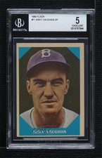 1960 Fleer Baseball Greats Arky Vaughan #11 BGS 5 HOF 0q3
