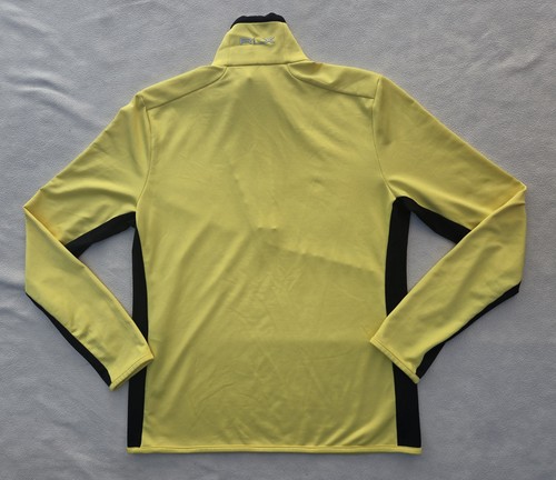 Ralph Lauren RLX Golf Pullover Mens Large Yellow Black Half Zip Athletic Stretch - Picture 7 of 14