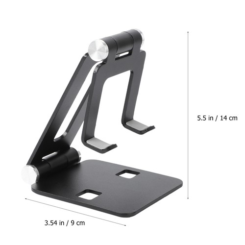 Mobile Phone Holder Stand Adjustable for Desk Desktop Cell Alloy - 第 2/12 張圖片