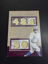 2008 Topps Sterling Babe Ruth Bat Card /10 Game Used 