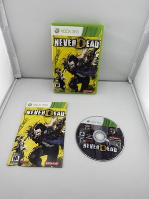 NeverDead (Microsoft Xbox 360 2012) CIB Complete w/ Manual TESTED - Very Good
