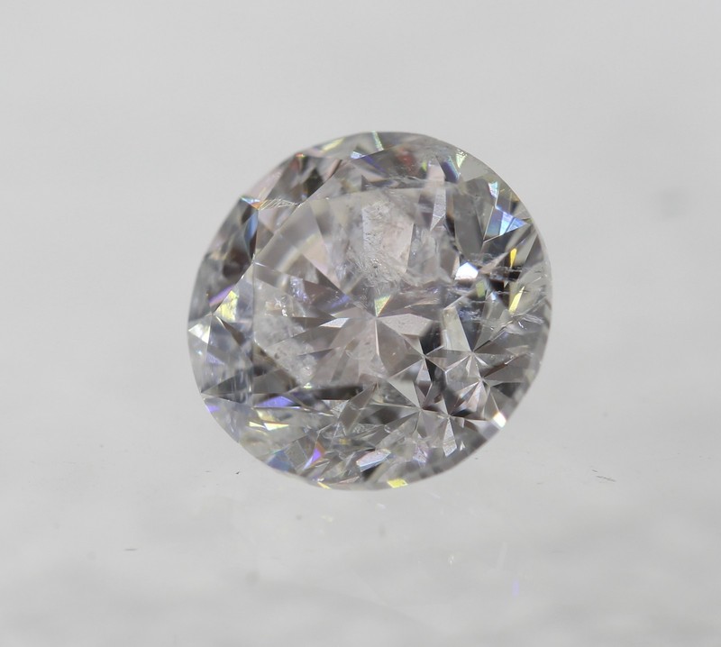 0.15 Carat I SI2 Round Brilliant Natural Enhanced EARTH MINED Diamond 3.46mm