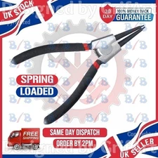 STRAIGHT EXTERNAL CIRCLIP PLIERS SPRING CLIP TOOL NOSES STRAIGHT SIR C R PIN