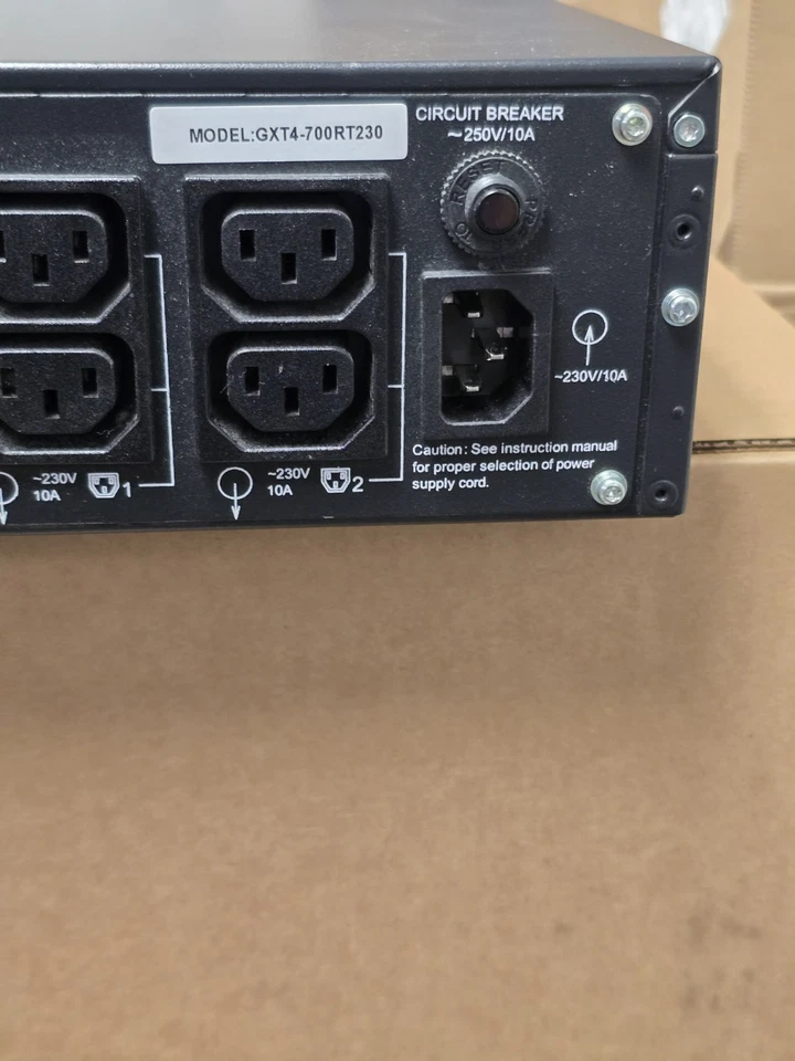 Emerson GXT4-700RT230E Tower / Rack Mountable LIEBERT GXT4 #651TAWB34PR3 - Image 3 of 4