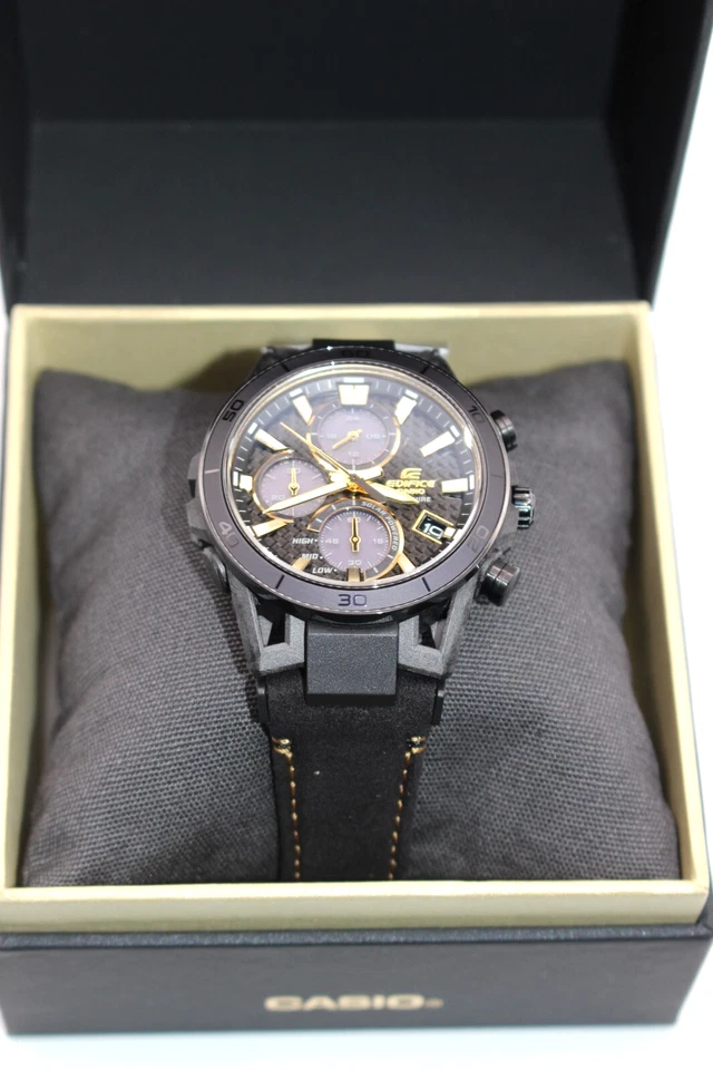 Casio Edifice EFS-S640ZE-1AJR Sospensione 50th Limited ver Black Dial Watch Men - image 3 of 4