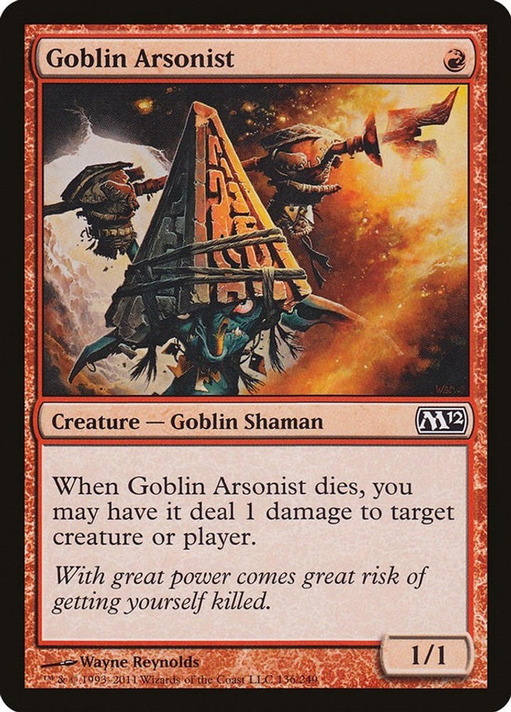 Goblin Arsonist [M12 - 136]NMMagic 2012 (M12)Magic
