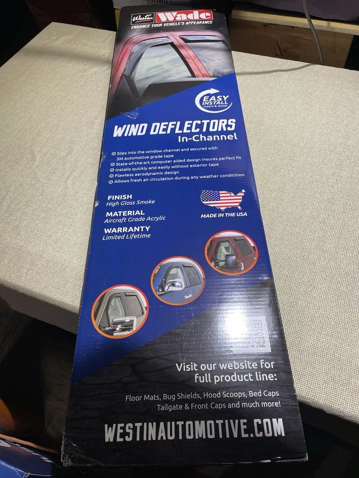 DEFLECTOR DE VIENTO WESTIN IN CHANNEL 09-18 RAM 1500 2500 3500 DOBLE 4 PIEZAS 72-35401 Foto 3 de 4