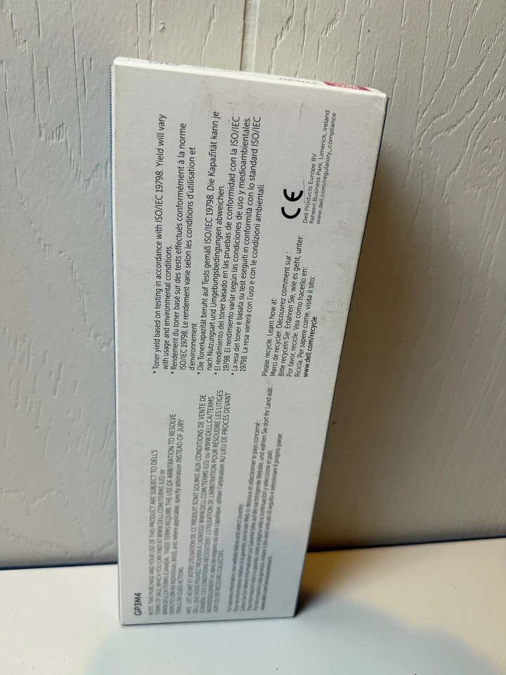 Cartucho de tóner magenta genuino Dell OEM GP3M4 C2660dn/C2665dnf 1200 páginas Foto 3 de 3