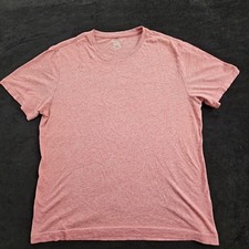 Banana Republic Premium Wash Orange Short Sleeve Cotton Blend T-Shirt Men's M