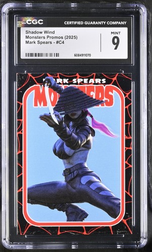 Mark Spears Trading Card C4 Shadow Wind Monsters Promo 2025 CGC 9 MINT