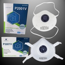 Dust Protection Face Mask Cover Breathable Nose UK Virus Protect FFP2 NR / FFP3