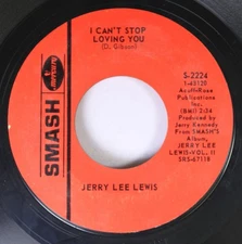 Rockabilly 45 Jerry Lee Lewis - I Can'T Stop Loving You / Only Has My Name( The