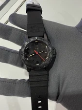 BRAND NEW Luminox XS.ZC01.BO Sea Turtle 39 mm Carbon Black Rubber Mens Watch