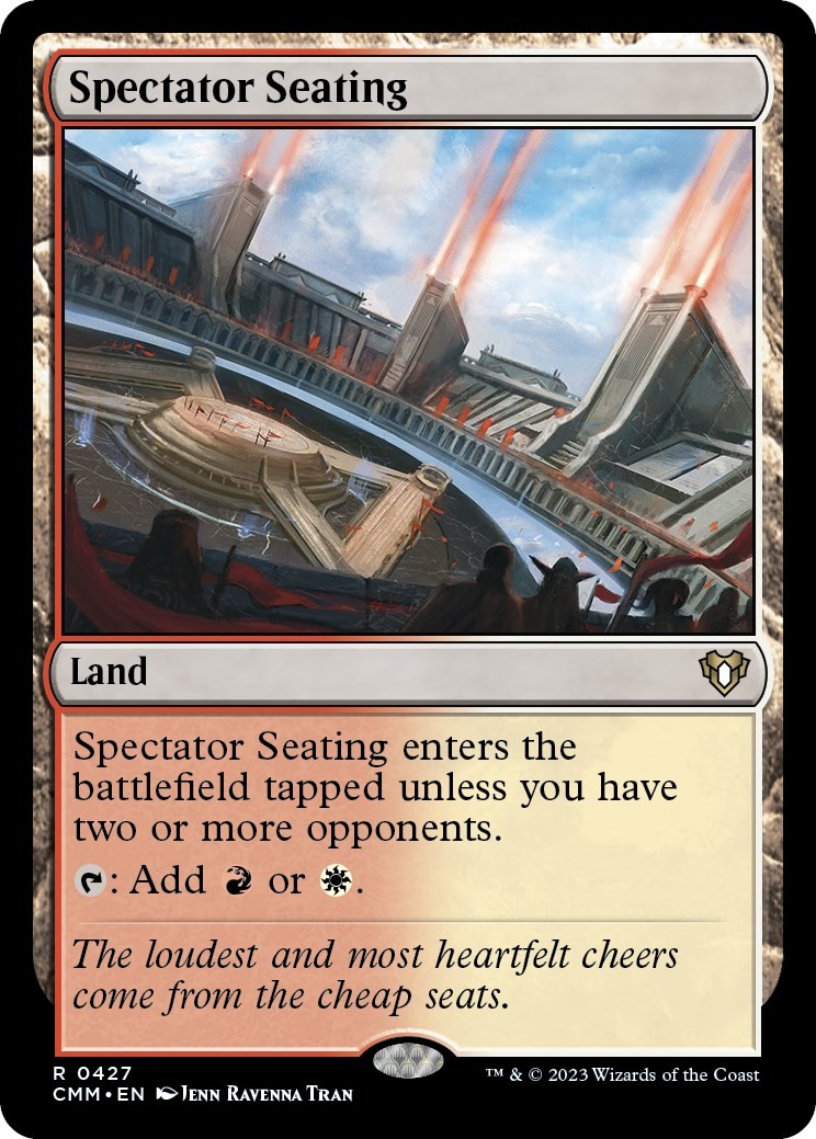 Spectator Seating #427 *Foil* (NM) Commander Masters (CMM) MTG