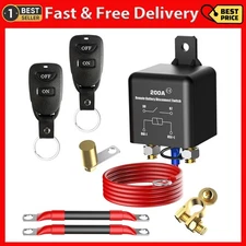Side Post Remote Battery Disconnect Switch 12V 200A, Battery Cut off Switch Upgr