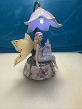 LENA LIU - ENCHANTING VIOLET - FAIRY FIGURINE MUSIC BOX - ARDLEIGH ELLIOTT