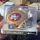 Brandon Aiyuk San Francisco 49ers Signed Speed Mini Helmet - JSA Certified NFL