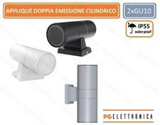 Double Emission Wall Sconce for Outdoor Garden IP55 GU10, 2 Lights