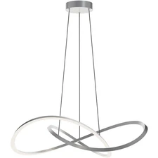 AFX Inc. CLSP32LAJUDSN Celeste LED 31.5 inch Satin Nickel Pendant Ceiling Light