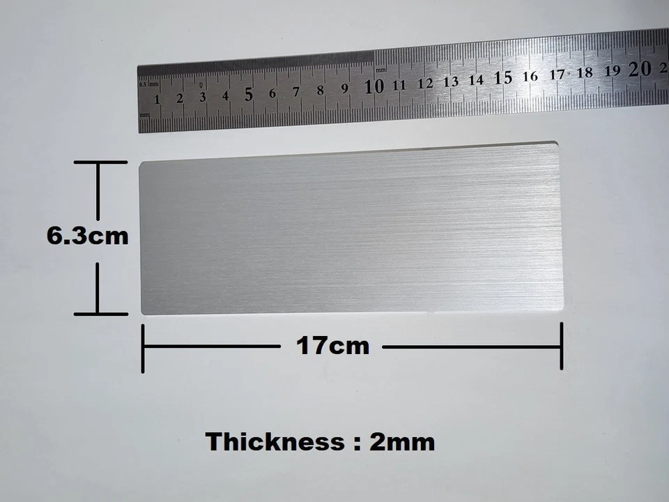 1/8 Shelby Cobra 427 SC Metal Name Plate Plaque for Agora GT Spirit etc - Image 2 of 2