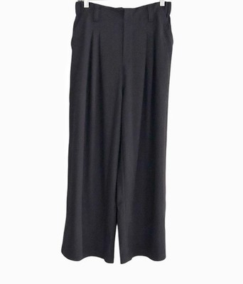 Halara Work Pants Size Medium Pleated Waffle Knit Wide Leg NEW Without Tags